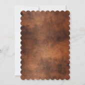 ウエスタンコウィドアニマルプリント 招待状 (裏面)