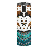 ウエスタンコウィド&ターコイズレザータンブラー タンブラー (裏面)