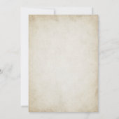 ウエスタンサドルを上げて誕生日に参加 招待状 (裏面)