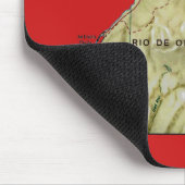 ウエスタンサハラマップマウスパッド マウスパッド (コーナー)