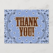 ウエスタンサンキューカード ポストカード (裏面)