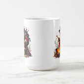 ウエスタンサンタのキャンプファイヤーのおやつ コーヒーマグカップ (中央)