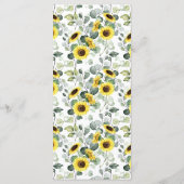 ウエスタンサンフラワーズグリーン結婚リーブライダルシャワー メニュー (裏面)