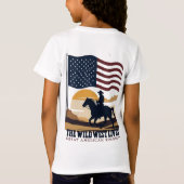 ウエスタンシャツのメンズ、メンズウエスタンシャツ、メンズ・ウエ Tシャツ (裏面)