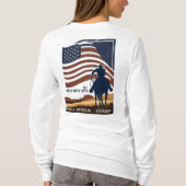 ウエスタンシャツのメンズ、メンズウエスタンシャツ、メンズ・ウエ Tシャツ (裏面)