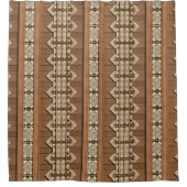ウエスタンシャワーカーテンスタイル4 シャワーカーテン (正面)