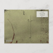 ウエスタンスタイルの結婚式でヒッチハイク カウボーイブーツ 案内ポストカード (裏面)