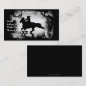 ウエスタンスタイルギャロピンホース&ライダー 名刺 (正面/裏面)