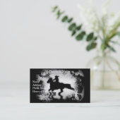 ウエスタンスタイルギャロピンホース&ライダー 名刺 (スタンド正面)