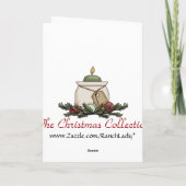 ウエスタンスタイルクリスマスホリデーフォトカード シーズンカード (裏面)