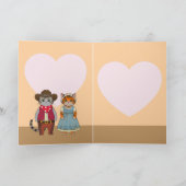 ウエスタンスタイルネコ類バレンタインワイルドウエスト シーズンカード (内部)