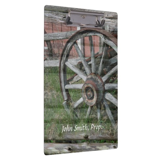 ウエスタンスタイル素朴ワゴンホイールのクリップボード クリップボード (右)