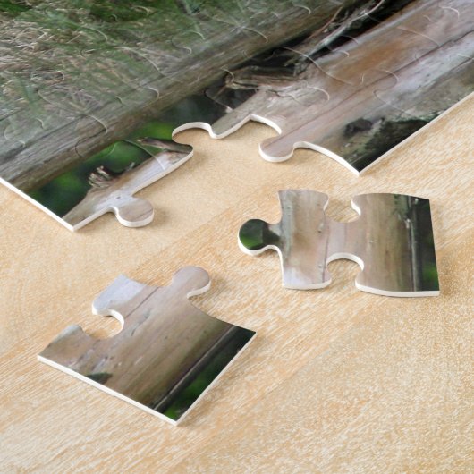 ウエスタンスタイル素朴ワゴンホイールジグソーパズル ジグソーパズル (側面)