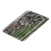 ウエスタンスタイル素朴ワゴンホイールフレキシブル磁石 マグネット (左側)