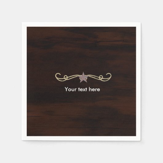 ウエスタンスターカントリーパーティーディナーカクテルナプキンス スタンダードカクテルナプキン (正面)