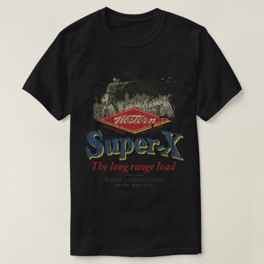 ウエスタンスーパーX Tシャツ (デザイン正面)