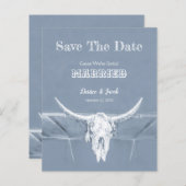 ウエスタンダスティブルーホワイト素朴バジェット動揺して (正面/裏面)