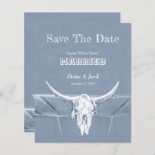 ウエスタンダスティブルーホワイト素朴バジェット動揺して (正面/裏面)