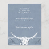 ウエスタンダスティブルーホワイト素朴バジェット動揺して (裏面)