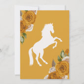 ウエスタンチャロゴールデンイエローローズズキンセアニェラ 招待状 (裏面)