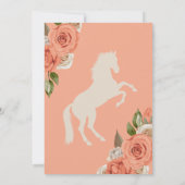 ウエスタンチャロピーチバラズホースキンセアニラ 招待状 (裏面)