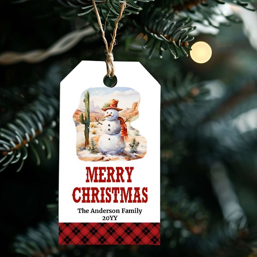 ウエスタンチャームのクリスマスタグ 馬とロープ ギフトタグ