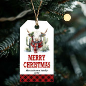 ウエスタンチャームのクリスマスタグ 馬とロープ ギフトタグ