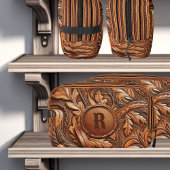 ウエスタンツードレザープリントカスタムイニシャル ドップキット