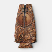 ウエスタンツードレザープリントカスタムイニシャル ボトルクーラー (裏面)