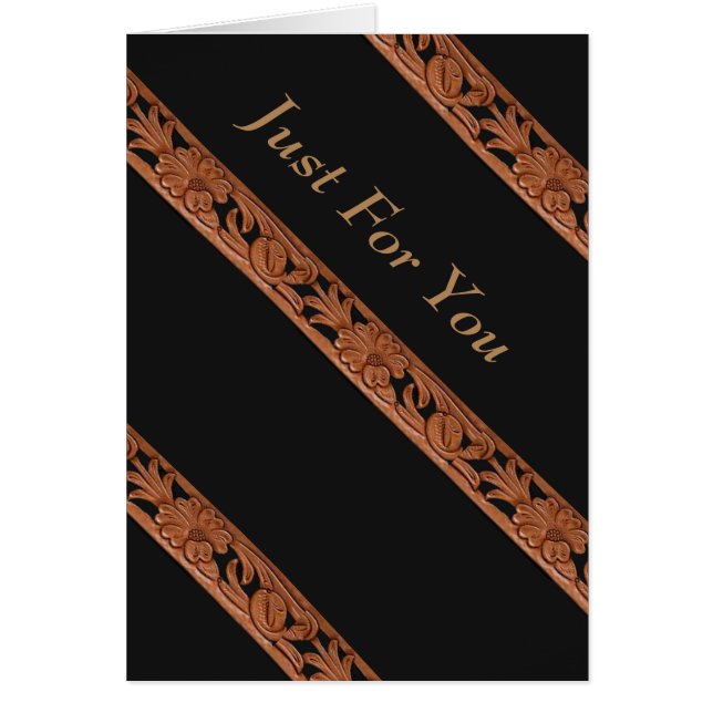 ウエスタンツードレザーベルトプリント (正面)