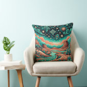 ウエスタンツーリドレザープリント南西スタイル クッション (椅子)