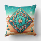 ウエスタンツーリドレザープリント南西スタイル クッション (裏面)