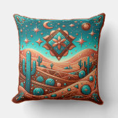 ウエスタンツーリドレザープリント南西スタイル クッション (正面)
