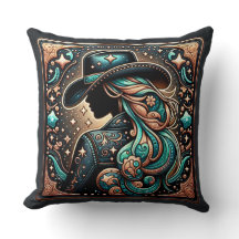 ウエスタンツーリドレザープリント女性のカーボーイ