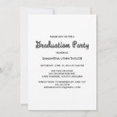 ウエスタンテーマエクセシションパーティー招待状 招待状 (裏面)