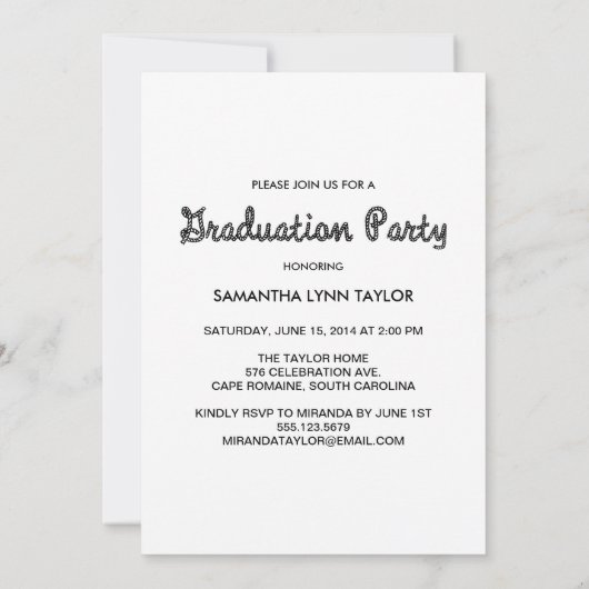 ウエスタンテーマエクセシションパーティー招待状 招待状 (裏面)