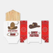 ウエスタンテーマビーフボックス フェイバーボックス (折り畳みなし)