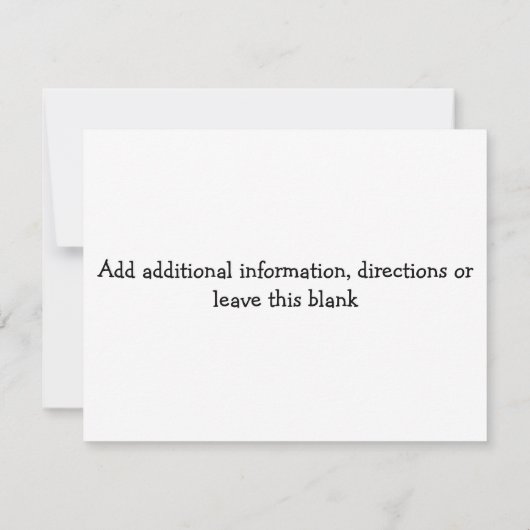 ウエスタンテーマ数々の目的誕生日招待状 招待状 (裏面)