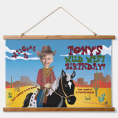 ウエスタンテーマ 吊り下げ型タペストリー (正面)