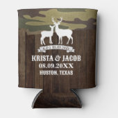 ウエスタンディアザ狩りオーバー結婚式の引き出物 缶クーラー (正面)