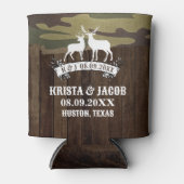 ウエスタンディアザ狩りオーバー結婚式の引き出物 缶クーラー (正面)