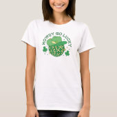 ウエスタンディスコハウディゴーラッキーSt patricks day Tシャツ (正面)