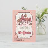 ウエスタンディスコ砂漠女性のカーボーイバチェロレッテ 招待状 (スタンド正面)