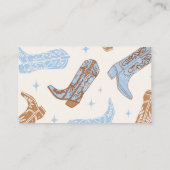 ウエスタンディスプレイシャワーカード エンクロージャーカード (裏面)