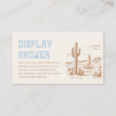 ウエスタンディスプレイシャワーカード エンクロージャーカード (正面)