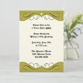 ウエスタンデザインパーティの招待状 招待状 (スタンド正面)