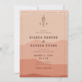 ウエスタンデザートカボホウェスタン結婚ズ 招待状 (正面)