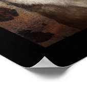 ウエスタンドリームキャッチャー先住民アメリカインディアン狼 ポスター (角)