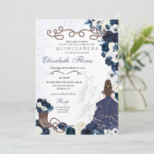 ウエスタンネイビーブループリンセスチャラキンセニェラ 招待状 (スタンド正面)