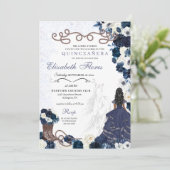 ウエスタンネイビーブループリンセスチャラキンセニェラ 招待状 (スタンド正面)